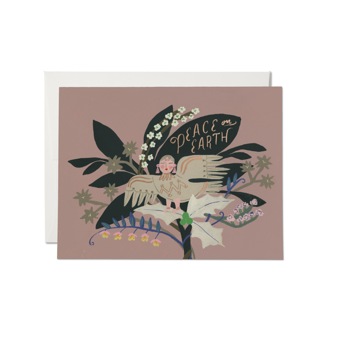 Ladybird 'Peace on Earth' Holiday Greeting Card